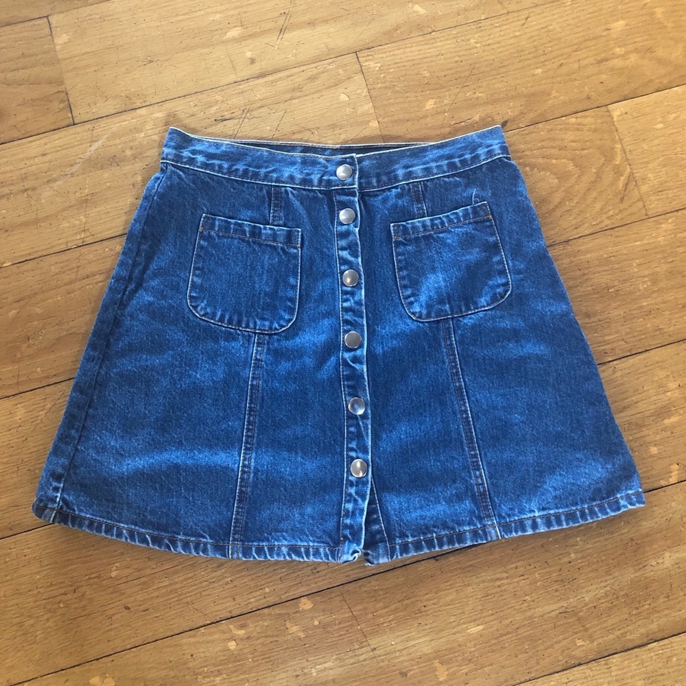 urban outfitters jean skirt
